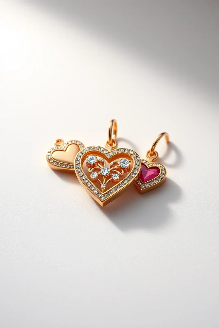 Charms: Hearts