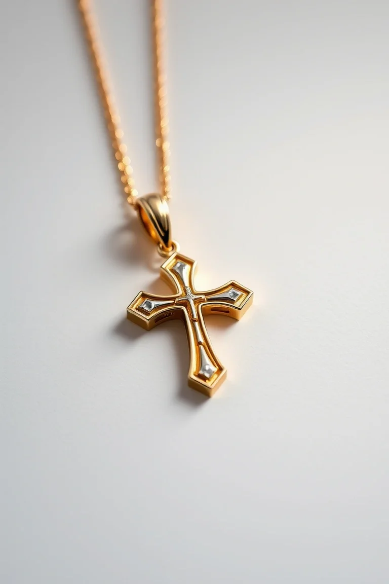 10K Cross Charm