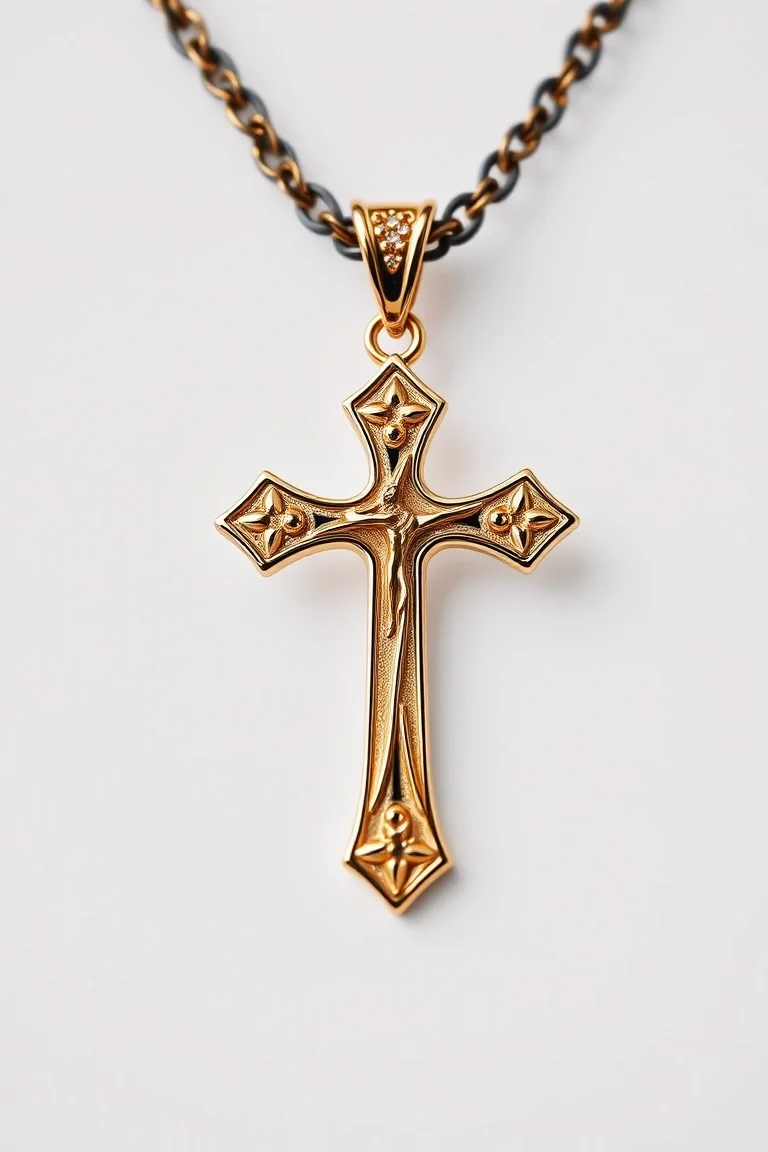 10K Cross Charm