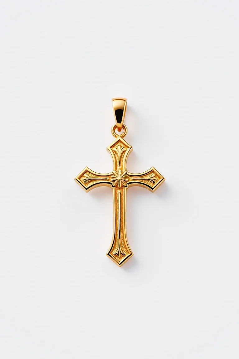 10K Cross Charm