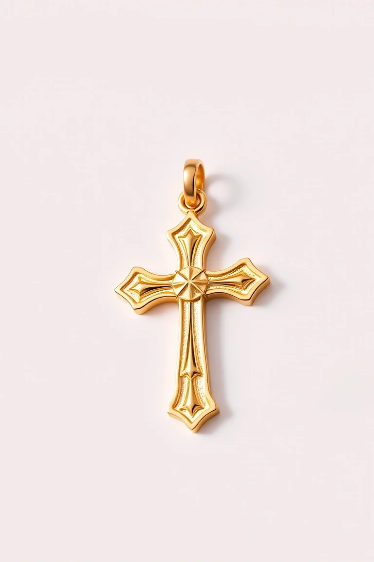 10K Cross Charm
