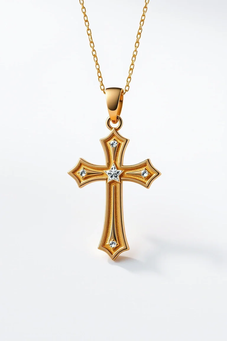 10K Cross Charm