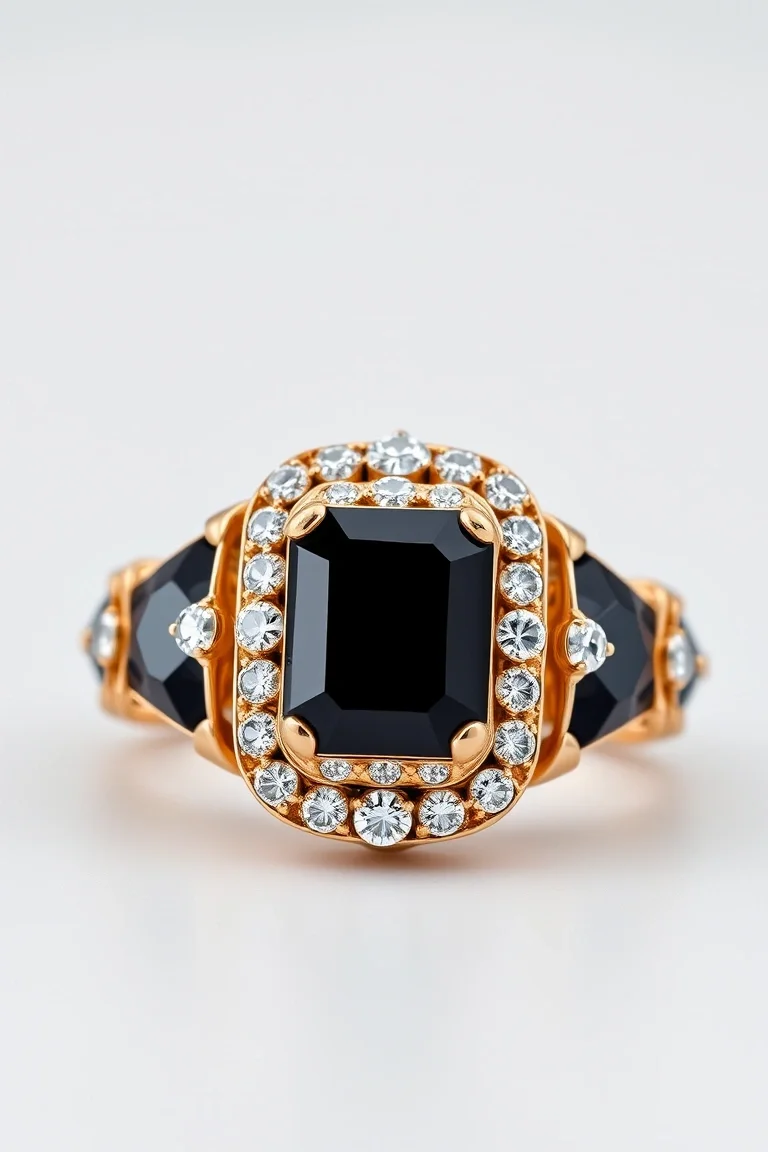 10K Diamond Cut Polished Packers Onyx