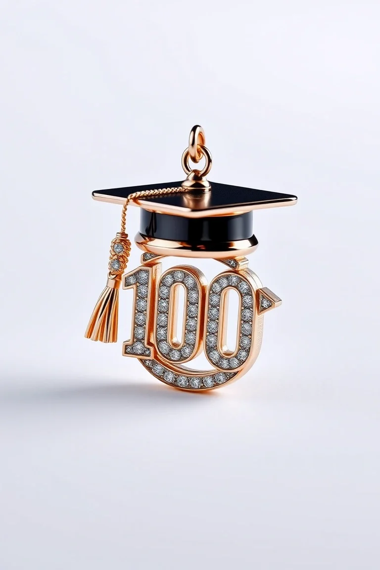 10K Graduation Charm