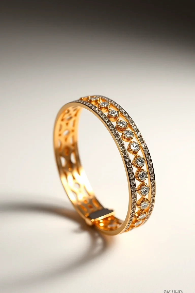 10K Polished Bracelet 7 In.