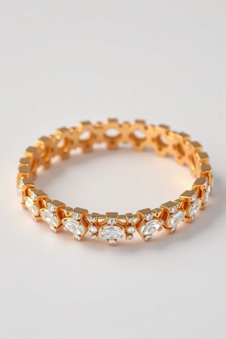 10K Polished Bracelet 7 In.