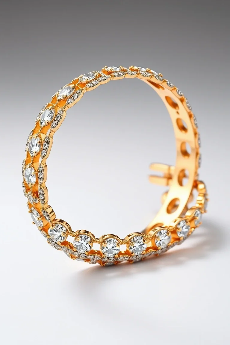 10K Polished Bracelet 7 In.