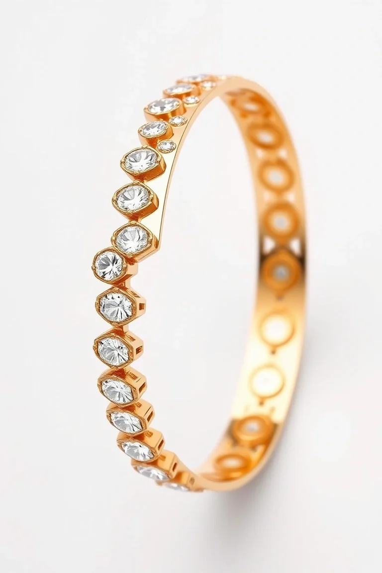 10K Polished Bracelet 7 In.