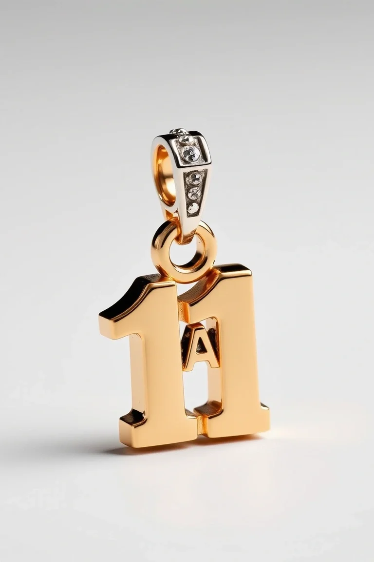 14K #1 Dad Charm