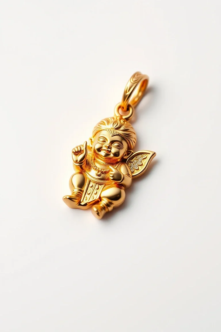 14K #1 God Child Charm