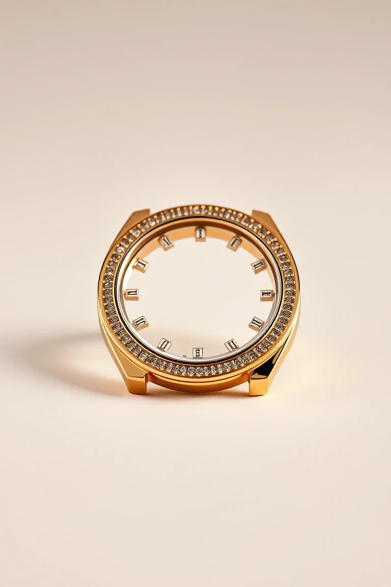 14K 10mm Flat Omega 8 In.