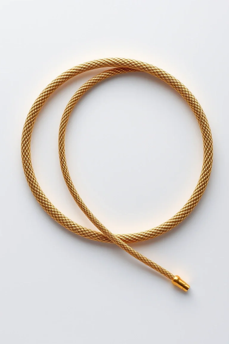14K 1.25mm Milano Rope 8 In.