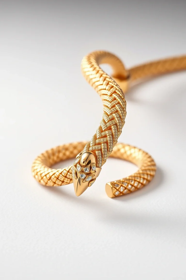 14K 1.25mm Twisted Serpentine 18 In.