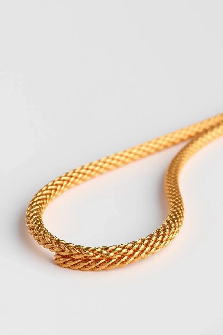 14K 1.75mm Solid Rope 8 In.