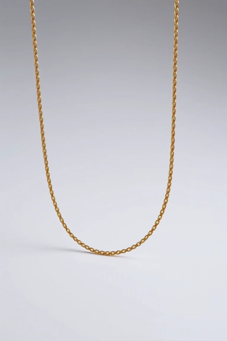 14K 1mm Box Chain 7 In.