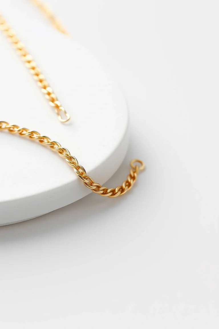 14K 1mm Box Chain 8 In.