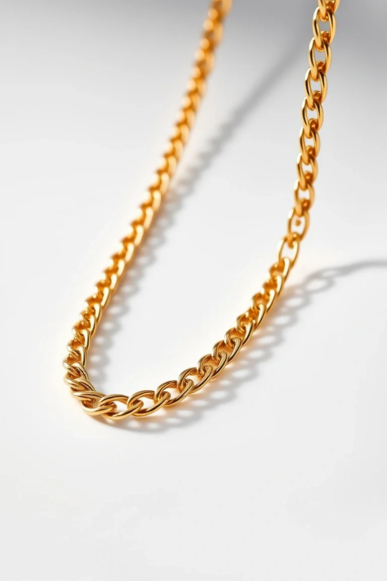 14K 1mm Franco Chain 8 In.