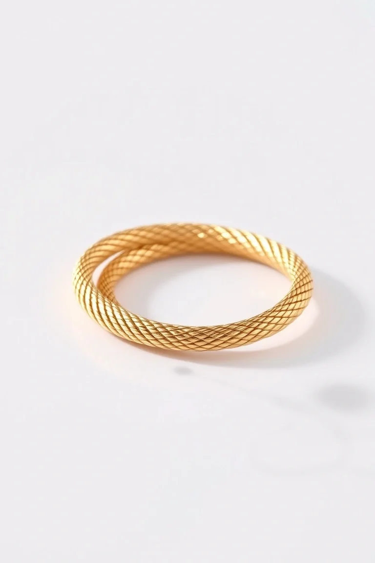 14K 1mm Twisted Serpentine 18 In.