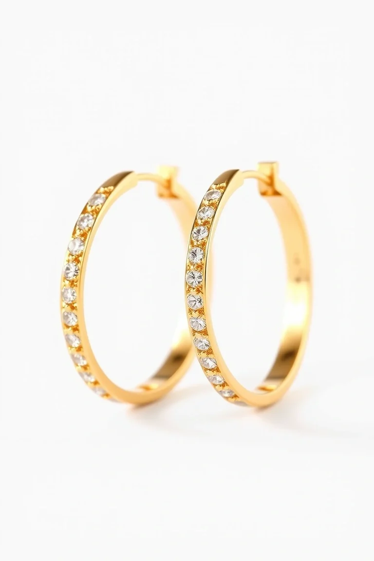 14K 2.00mm Lite Weight Hoop Earrings