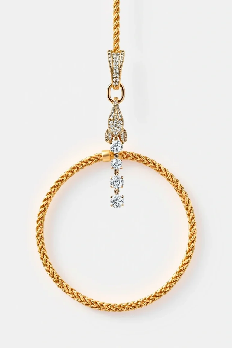 14K 2.25mm Diamond Cut Rope With Lobster 7 In.