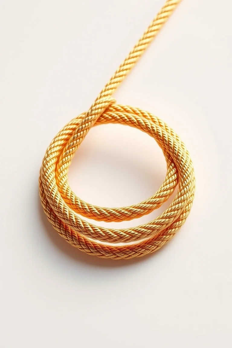 14K 2.25mm Milano Rope 8 In.
