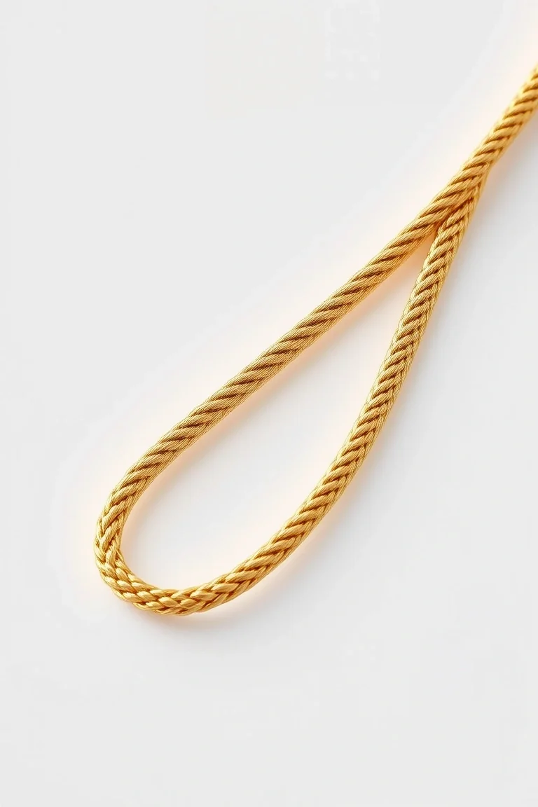 14K 2.5mm Solid Rope 22 In.