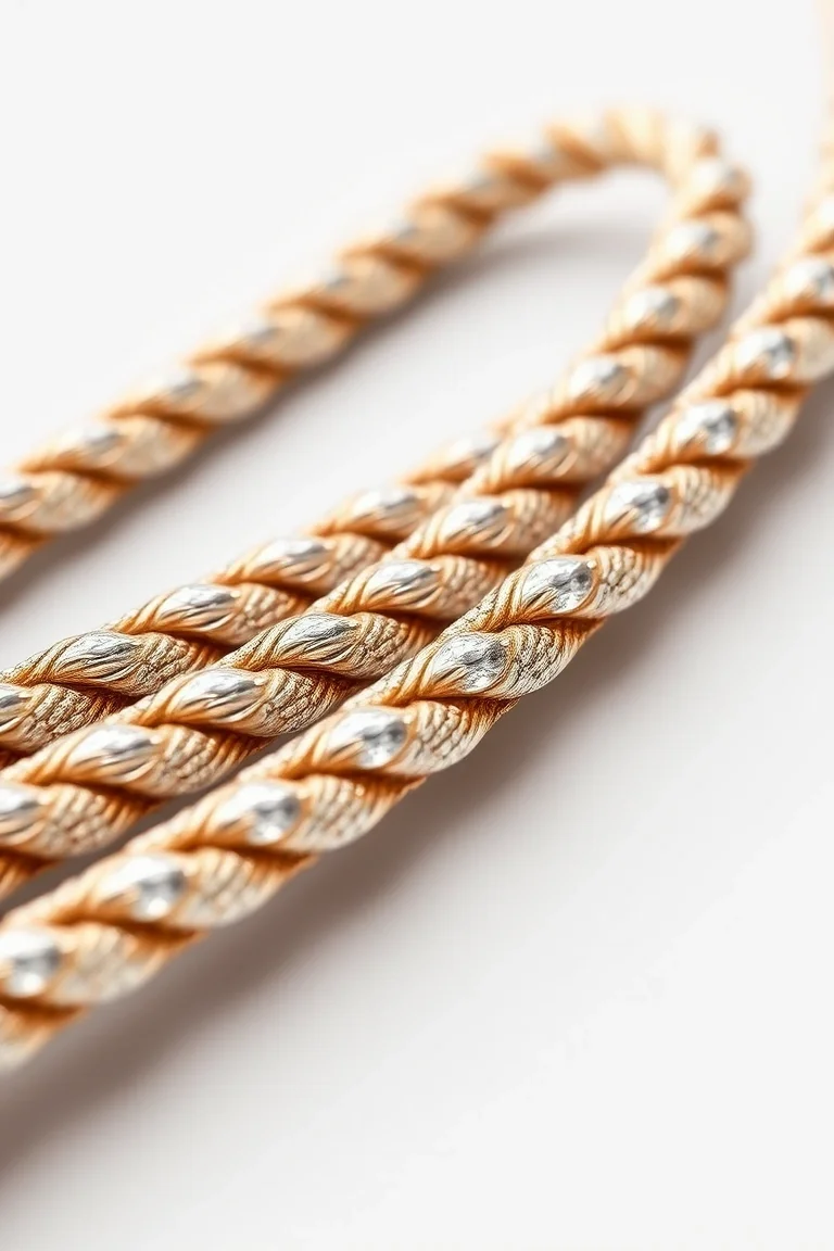 14K 2.75mm Diamond Cut Rope 22 In.