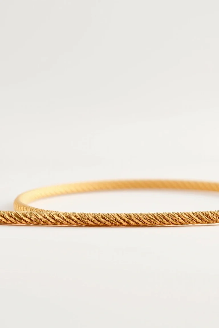 14K 2mm Solid Rope 8 In.