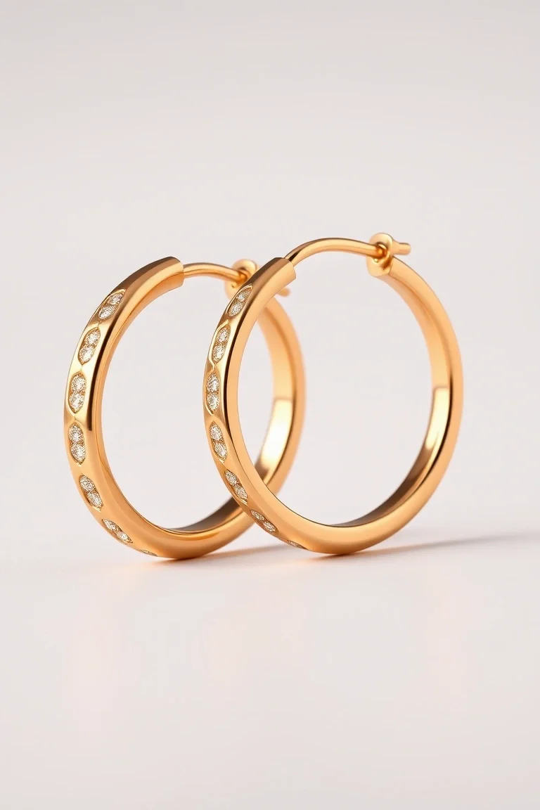 14K 3.00mm Classic Hoop Earrings
