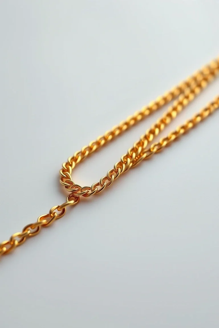 14K 3.5mm Byzantine Chain 7 In.