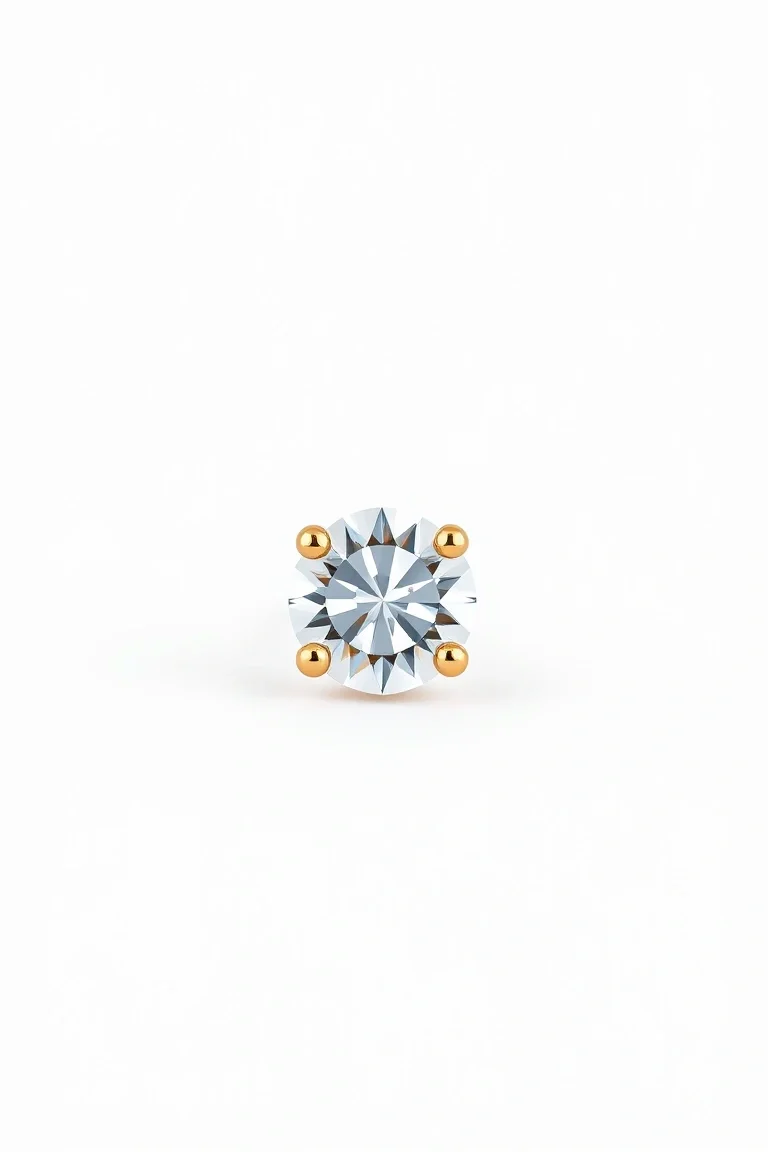 14K .375ct Single Stud Diamond Earring