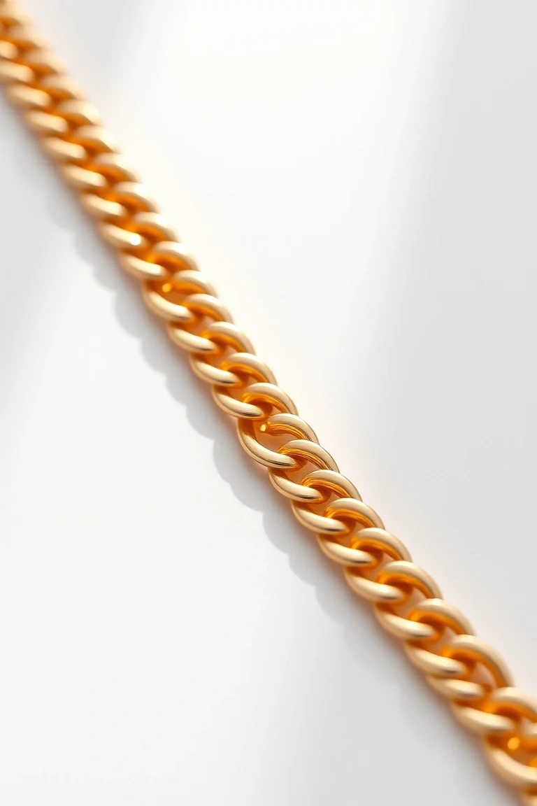 14K 3mm Byzantine Chain 8 In.