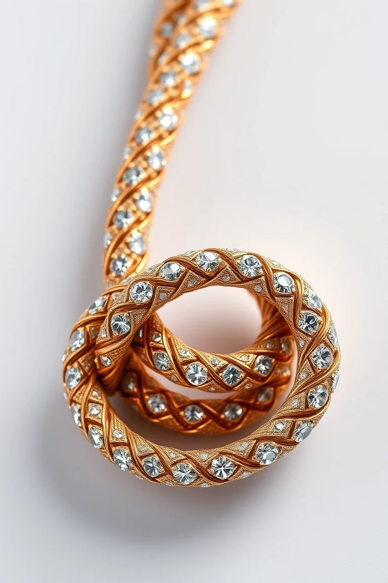 14K 3mm Diamond Cut Rope 22 In.