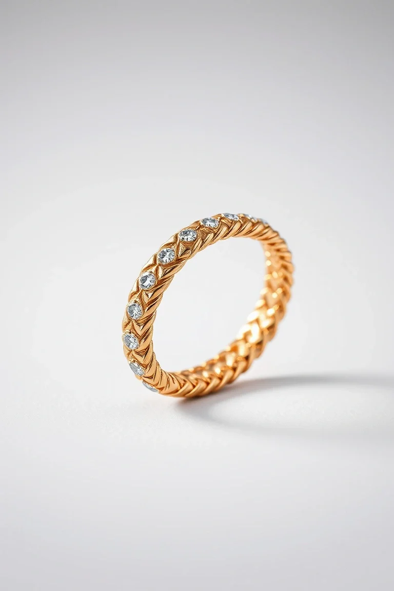 14K 3mm Diamond Cut Rope 7 In.