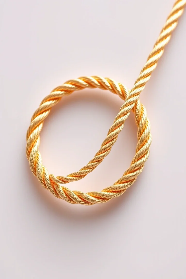 14K 3mm Light Weight Rope 22 In.