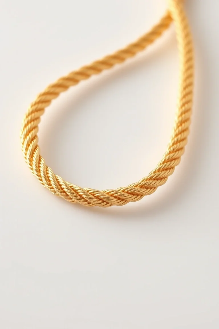 14K 3mm Solid Rope 18 In.