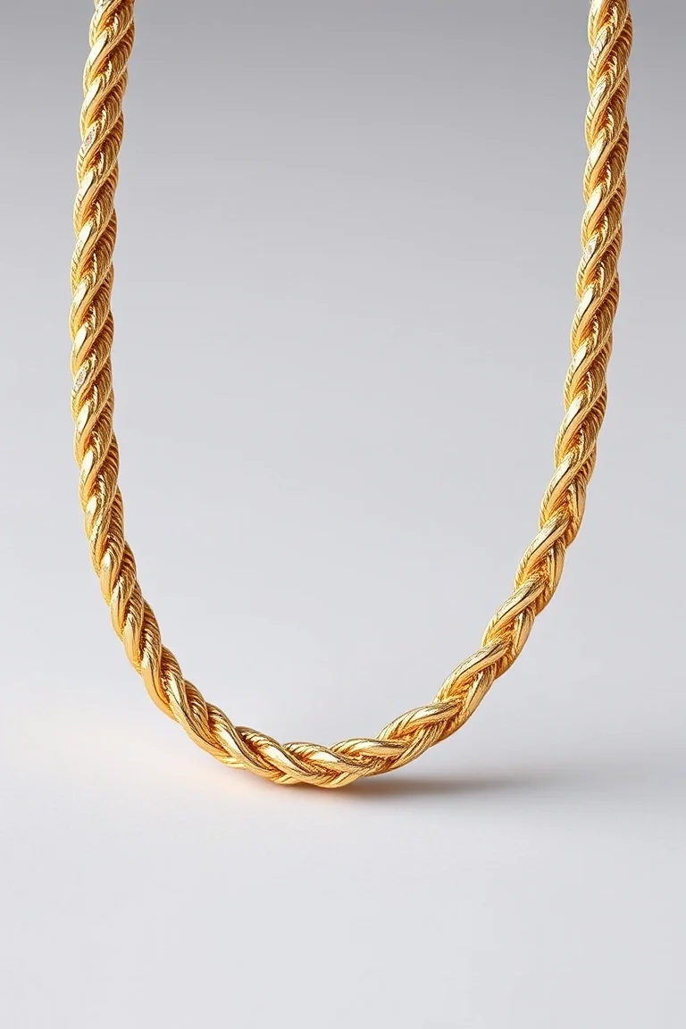 14K 4.25mm Emerald Cut Figaro 8 In.