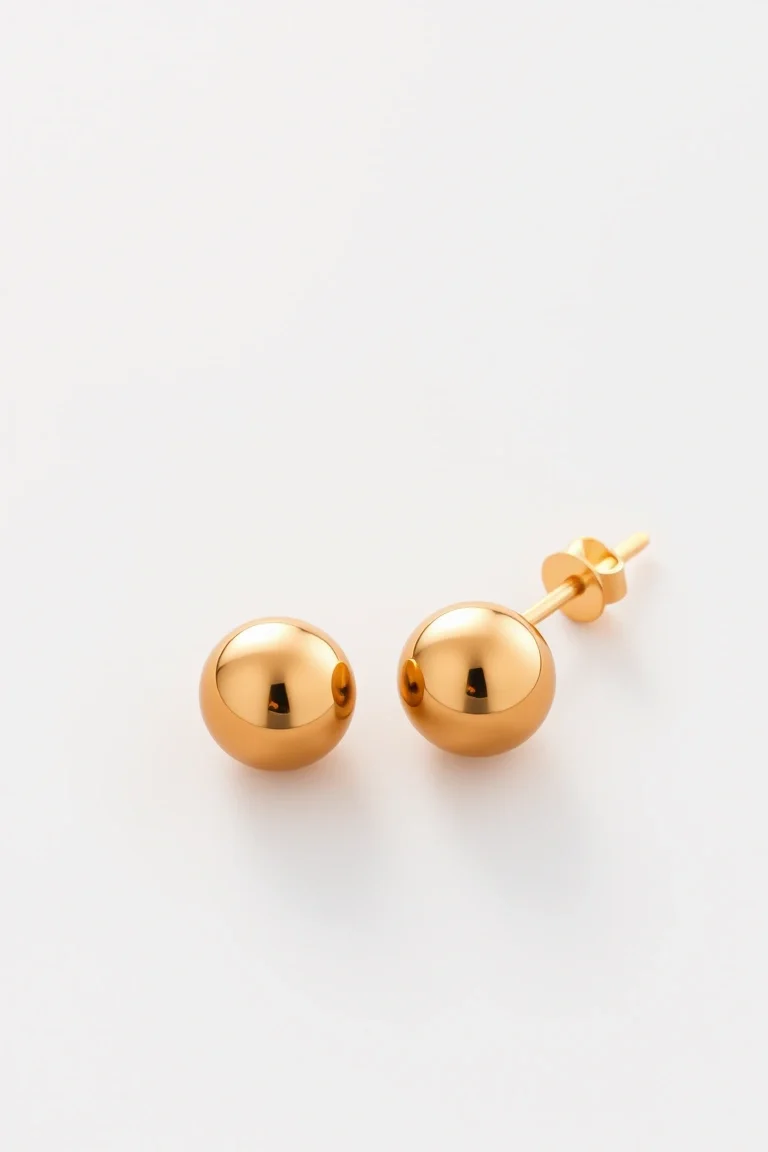 14K 4mm Ball Earrings