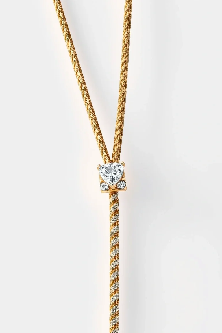 14K 4mm Diamond Cut Rope 8 In.