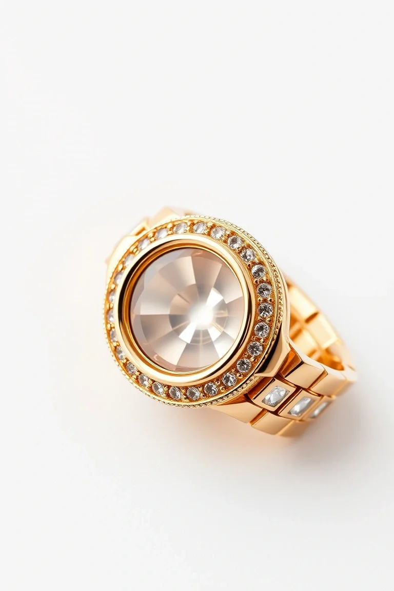 14K 4mm Domed Fancy Omega 18 In.