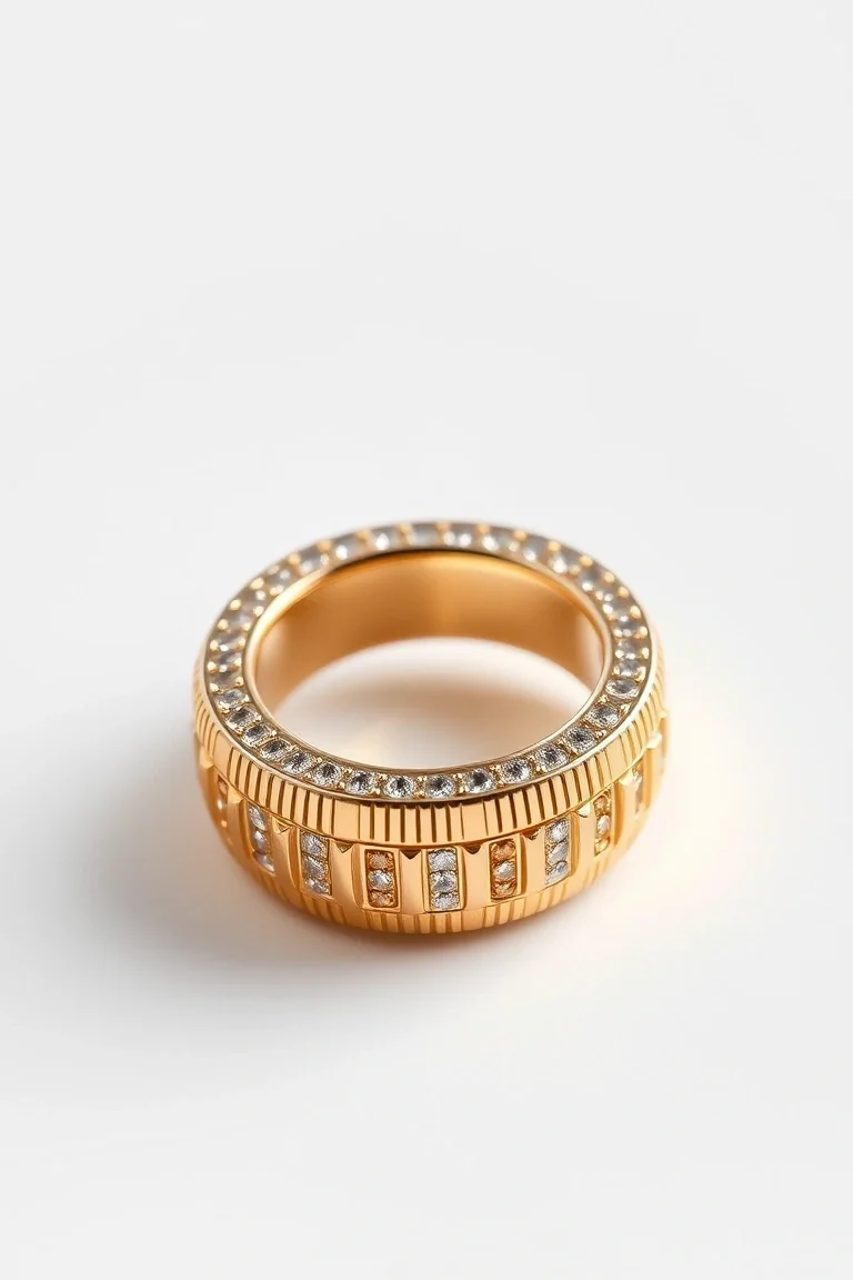 14K 4mm Light Weight Omega 8 In.