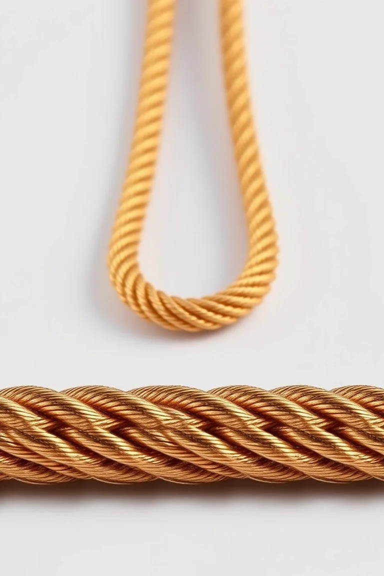 14K 4mm Solid Rope 20 In.