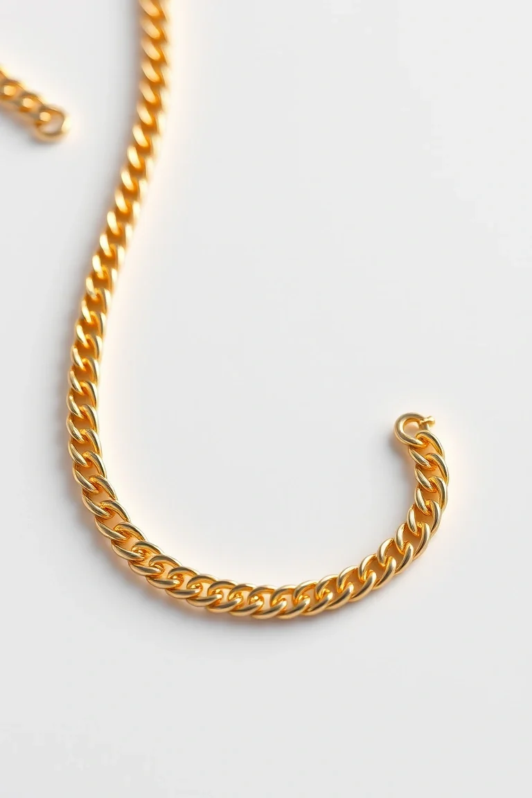 14K 5.25mm Byzantine Chain 8 In.