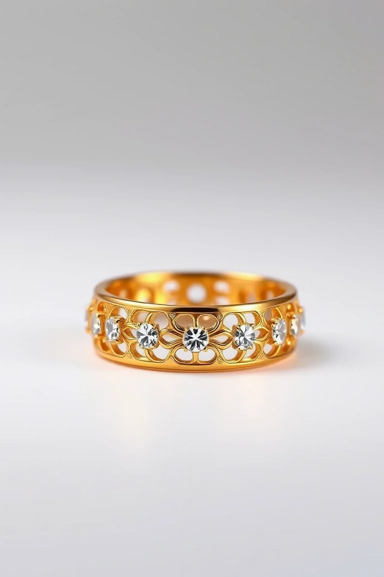 14K 5.75mm Domed Handmade Flat 7 In.