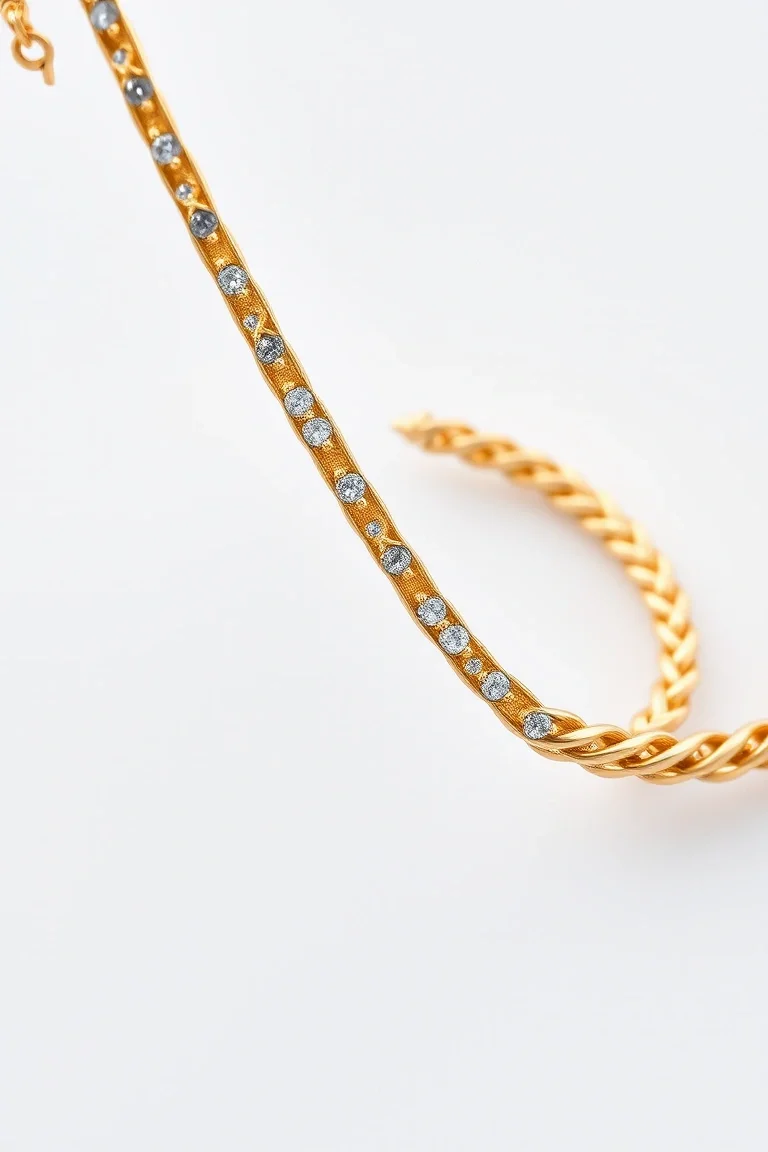 14K 5.75mm Emerald Cut Rope 7 In.