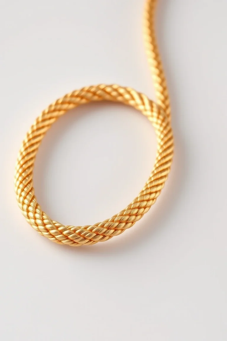 14K 5mm Solid Rope 20 In.