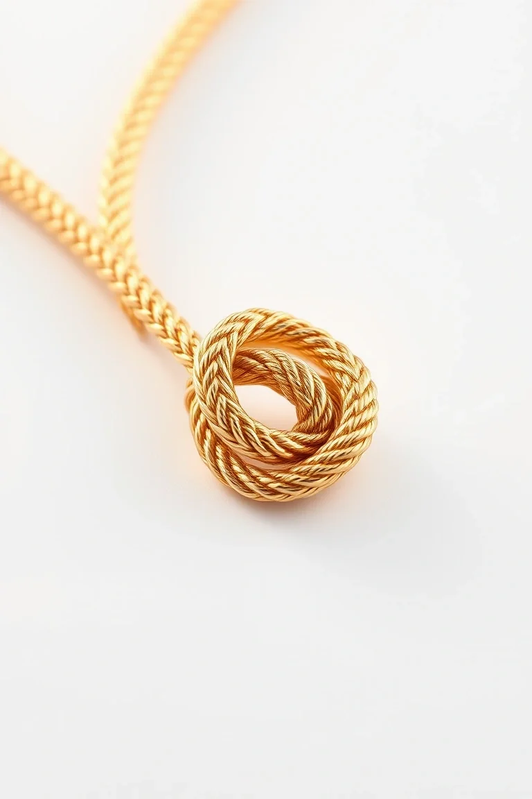 14K 5mm Solid Rope 8 In.