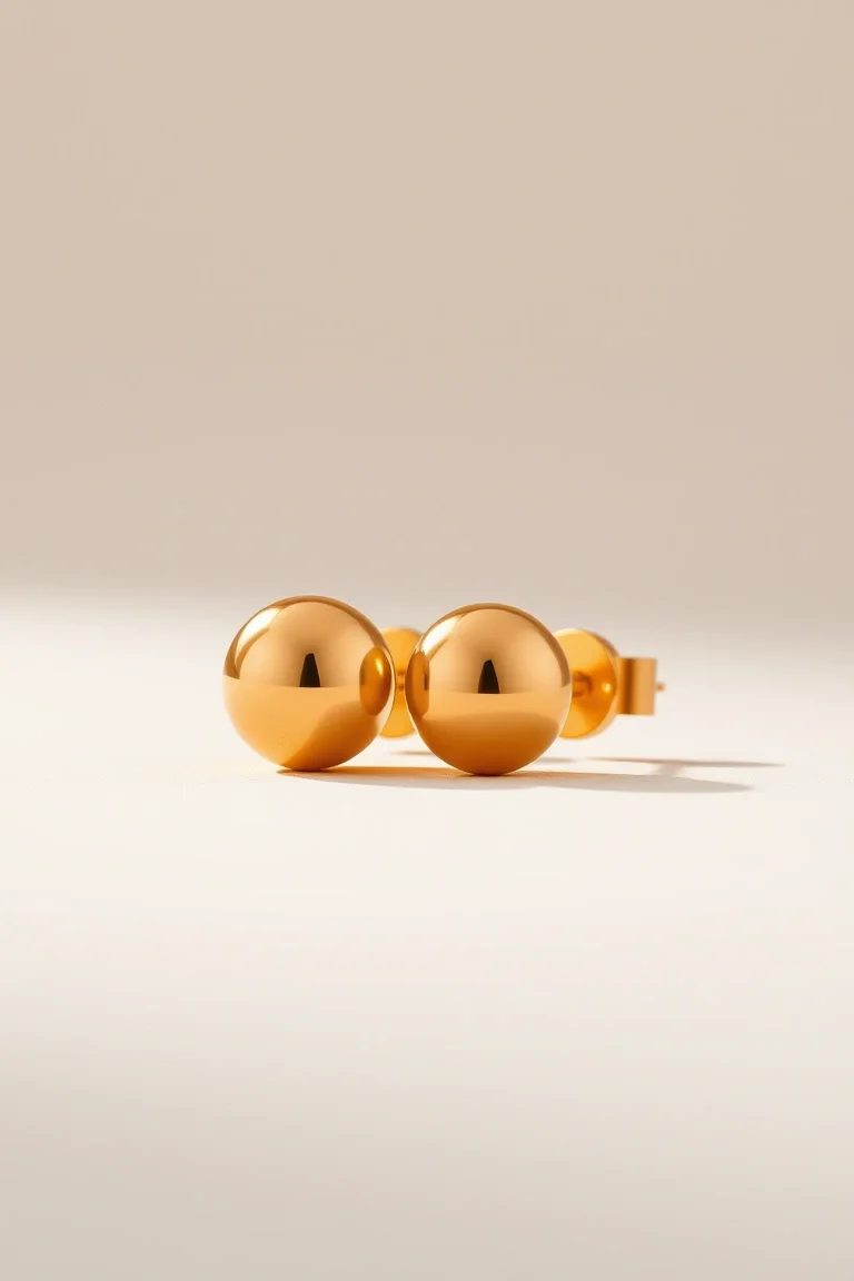 14K 6mm Ball Earrings