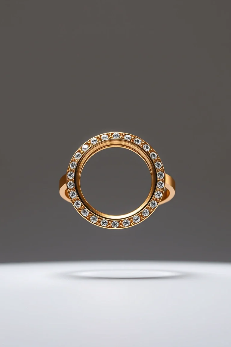 14K 6mm Flat Omega 8 In.