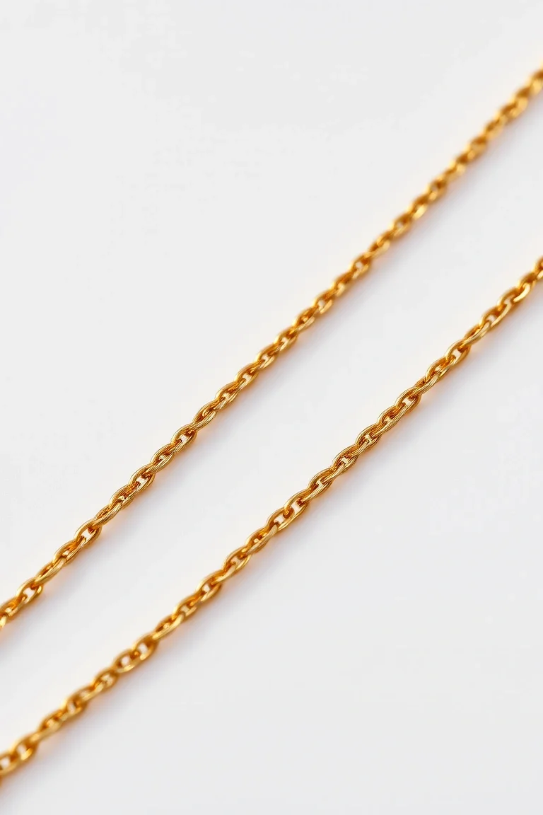 14K .75mm Box Chain 8 In.